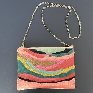 America & Beyond Daphne Embellished Clutch / Crossbody